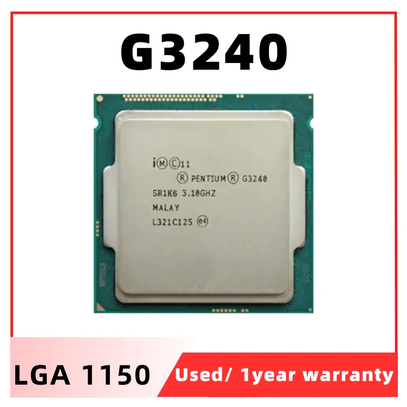ĳ ũž CPU, G3240 LGA1150 μ, 3.1GHz L3, 3MB  ھ SR1K6 SR1RL